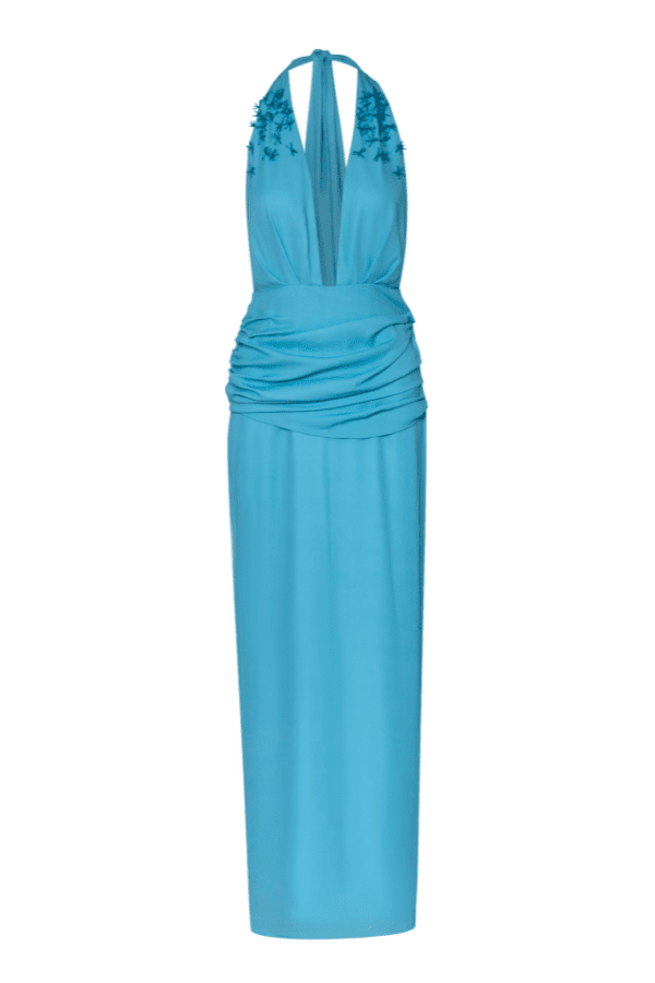Dune Dress Aquamarine Blue