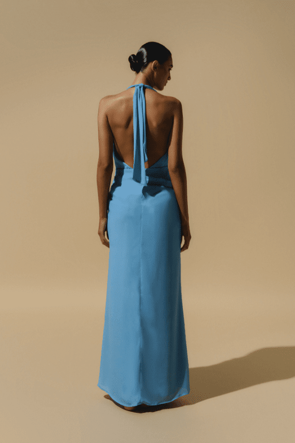 Dune Dress Aquamarine Blue